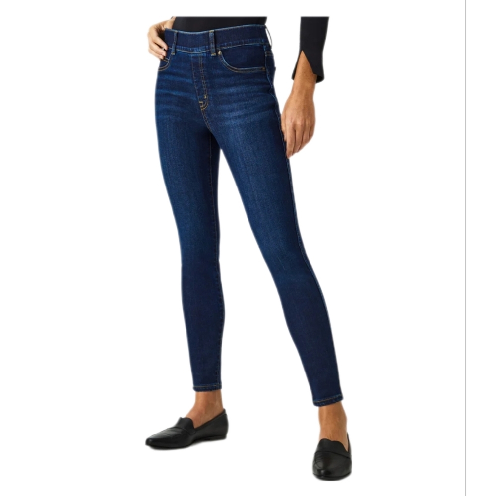 Spanx Ankle Skinny Jeans - Blue - XL and 1X Petite
